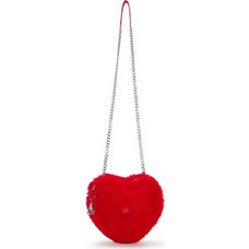 Kipling Jozi Valentine Γυναικείο Τσαντάκι Χιαστί Υφασμάτινο Κόκκινο με Αλυσίδα I3884-3RV