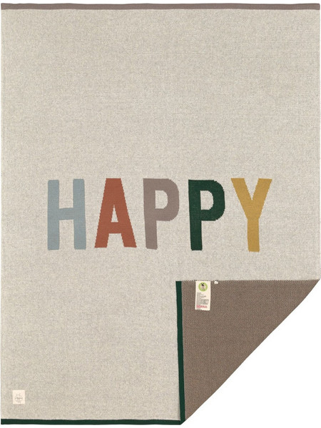 Laessig Happy Nature Κουβέρτα Αγκαλιάς Πλεκτή 80x100 Εκρού