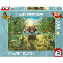 Puzzle Schmidt Brown Labrador in Cool Water 1000 Κομμάτια