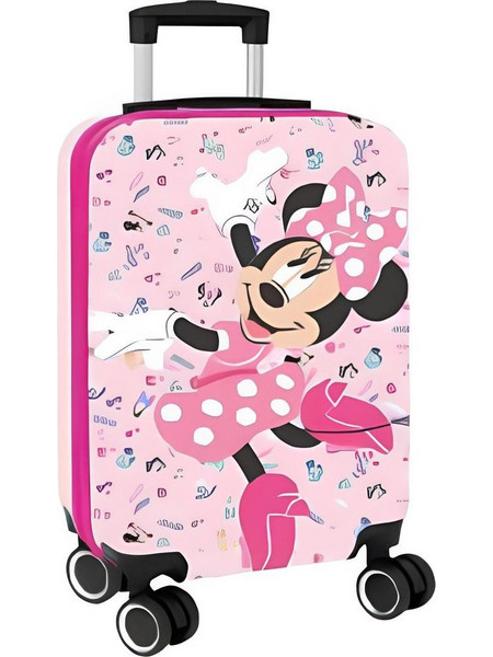 Safta Minnie Mouse Naive 612512851 Παιδική Βαλίτσα Καμπίνας 55x34.5x20cm Ροζ