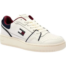 Tommy Jeans Retro Basket Ανδρικά Sneakers Εκρού EM0EM01612-0GZ