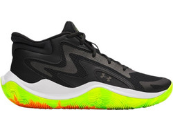 Under Armour Jet 25 Ανδρικά Αθλητικά Παπούτσια για Μπάσκετ Μαύρα Lime 6001585-002