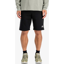 Alpha Industries Ανδρική Βερμούδα Υφασμάτινη Μαύρη 156367-03