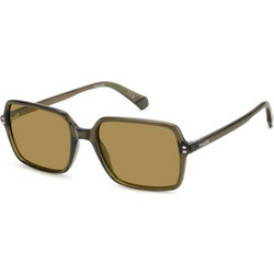 Polaroid Eyewear PLD6247/S 09Q/MU Ανδρικά Γυαλιά Ηλίου Τετράγωνα Κοκάλινα Γκρι με Καφέ Φακό