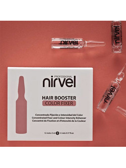 Nirvel Booster Color Fixer Αμπούλες Μαλλιών για Προστασία Χρώματος