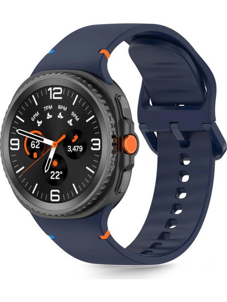 Tech-Protect Silicone Λουράκι Σιλικόνης Storm Blue (Samsung Galaxy Watch 8 / 8 Classic)