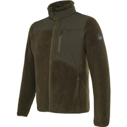 Beretta Ανδρική Ζακέτα Fleece με Φερμουάρ Χακί 15065