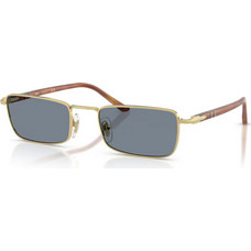 Persol PO1025S 113256 Ανδρικά Γυαλιά Ηλίου Τετράγωνα Μεταλλικά Καφέ Χρυσό με Μαύρο Φακό