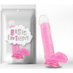 Chisa Novelties Sensual Thrill Ρεαλιστικό Dildo με Βεντούζα & Όρχεις 17.7cm Ροζ