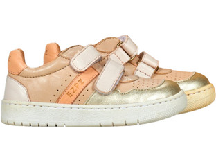 Easy Παιδικά Sneakers Λευκά Nude Ασημί AJZ96C-23