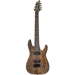 Schecter Omen Elite-7 Ηλεκτρική Κιθάρα 4/4 ST Style με Μαγνήτες HH & Ταστιέρα Rosewood 7 Χορδών Charcoal