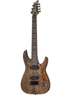 Schecter Omen Elite-7 Ηλεκτρική Κιθάρα 4/4 ST Style με Μαγνήτες HH & Ταστιέρα Rosewood 7 Χορδών Charcoal