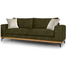 PoliHome Τριθέσιος Καναπές Κυπαρισσί 225x93x100cm 162872389