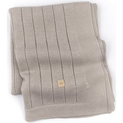 Bamboom Κουβέρτα Αγκαλιάς Πλεκτή 75x100 Stripes Camel 33