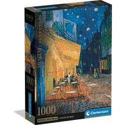 Puzzle Clementoni Museum Collection Van Gogh Καφέ τη Νύχτα 1000 Κομμάτια