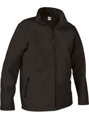 Valento Ανδρικό Μπουφάν Χειμωνιάτικο Softshell Μαύρο CQVAHORNG23