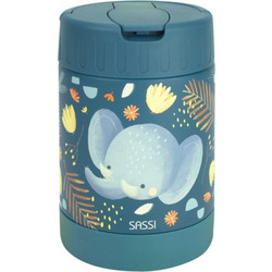 Sassi Βρεφικό Θερμός Φαγητού Ανοξείδωτο Chewy the Elephant 350ml