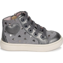 Geox Παιδικά Sneakers Μποτάκια Ασημί B563HA0BSNFC9002