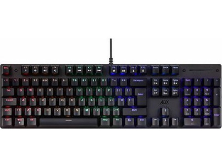 Adx FireFight Advanced MK15 Μηχανικό Gaming Πληκτρολόγιο με Outemu Red Διακόπτες RGB Black
