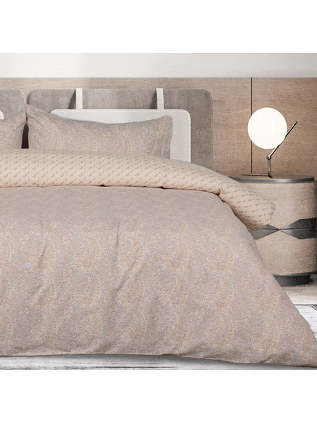 Das Home Σετ Σεντόνια Μονά Φανελένια 170x260 Happy Flannel 9680 Yellow Grey