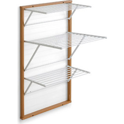 Karim Wood 616 Απλώστρα Ρούχων Τοίχου 119x68x63cm