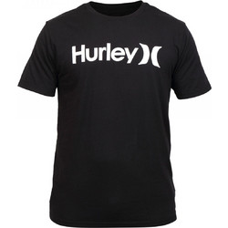 Hurley Ανδρικό Αθλητικό T-Shirt Μαύρο DB3346-H016