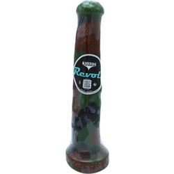 Kiotos Green Revolut Green Army 20 Dildo με Βεντούζα 27cm Καφέ Πράσινο