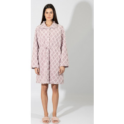 Harmony Γυναικεία Ρόμπα Χειμωνιάτικη Fleece Ροζ 36-409701