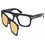 Tom Ford FT6068-B 001 Ανδρικός Σκελετός Γυαλιών Οράσεως με Clip-On Κοκάλινος Μαύρος