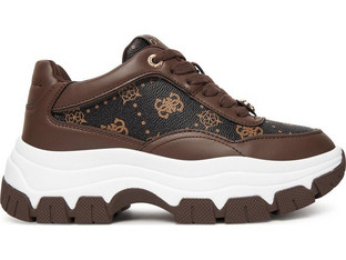 Guess Berrett2 Γυναικεία Sneakers Chunky Καφέ FLFBRTPEL12
