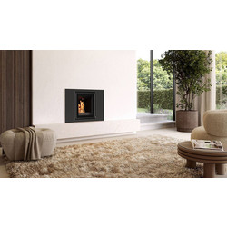 Barbas Bellfires Cuatro 7 Compact 55 Ενεργειακό Τζάκι Κασέτα Αερόθερμο Ξύλου Ίσιο 8.8kW