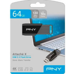 PNY Attache X 64GB USB Stick 3.2 Gen 1 με USB-A
