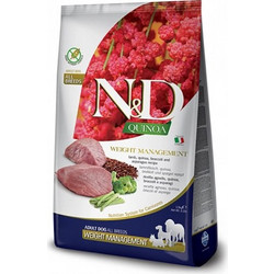 Farmina N&D Quinoa Weight Management Medium & Maxi Adult with Lamb, Quinoa, Broccoli & Asparagus 7kg
