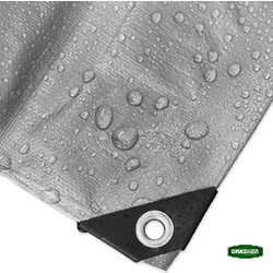 Grasher 8m x 12m 190gr/m Γκρι 103846