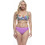 Lucero Bikini Set με Ενίσχυση Floral Λιλά Πολύχρωμο 180856D