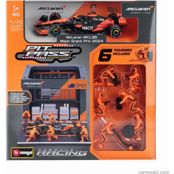 Bburago Formula Racing Mclaren MCL38 Oscar Piastri