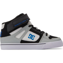 DC Pure Παιδικά Sneakers Μποτάκια Μαύρα Γκρι ADBS300324-HYB