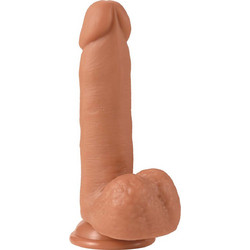 Hidden Desire Inferno PVC Ρεαλιστικό Dildo με Βεντούζα & Όρχεις 16cm Flesh
