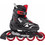 Rollerblade Microblade Inline Αυξομειούμενα Rollers Παιδικά Μαύρα Κόκκινα