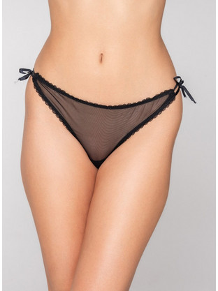 Luna Γυναικείο String Μαύρο 25580