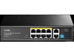 Cudy FS1010P V3 Unmanaged L2 Switch με 8 Θύρες Ethernet 100Mbps και 2 SFP θύρες
