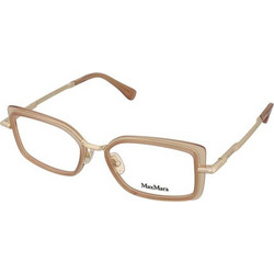 Max Mara MM5186 045 Γυναικείος Σκελετός Γυαλιών Οράσεως Μεταλλικός Χρυσός Μπεζ