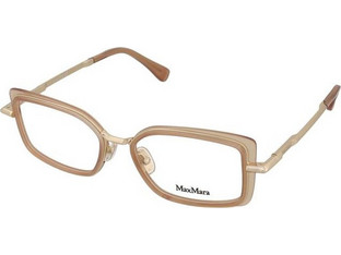Max Mara MM5186 045 Γυναικείος Σκελετός Γυαλιών Οράσεως Μεταλλικός Χρυσός Μπεζ