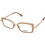 Max Mara MM5186 045 Γυναικείος Σκελετός Γυαλιών Οράσεως Μεταλλικός Χρυσός Μπεζ