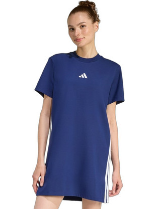 Adidas Essentials 3-Stripes Tee Mini Καλοκαιρινό Αθλητικό Φόρεμα Navy Μπλε KC4819
