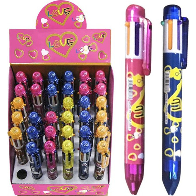 Justnote Love Στυλό Διαρκείας 1mm Πολύχρωμο 8095 | BestPrice.gr