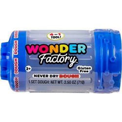 MGA Entertainment Wonder Factory Never Dry Dough Single Pack Blue