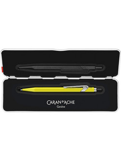Caran d'Ache 849 Fluo Yellow Στυλό Διαρκείας Μπλε 233.316811