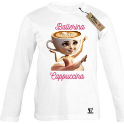 Takeposition Ballerina Cappuccina Παιδικό T-Shirt Μακρυμάνικο Λευκό 814-1434