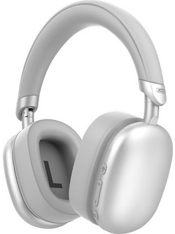 XO BE55 Ασύρματα Bluetooth Ακουστικά Over Ear με Noise Cancelling Ασημί